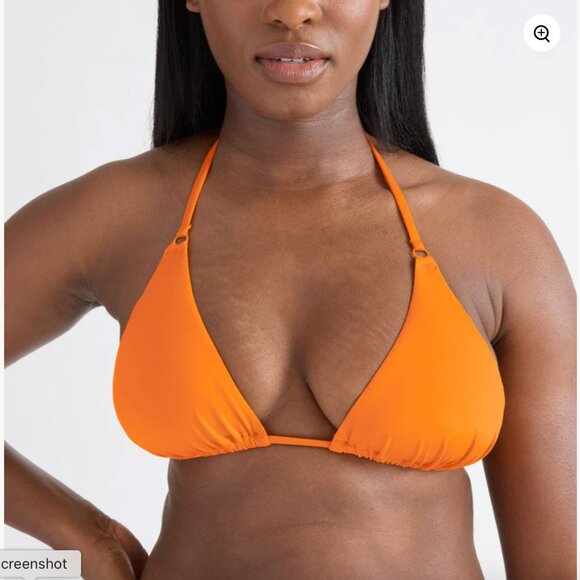knix Other - Orange Halter Bikini Top
